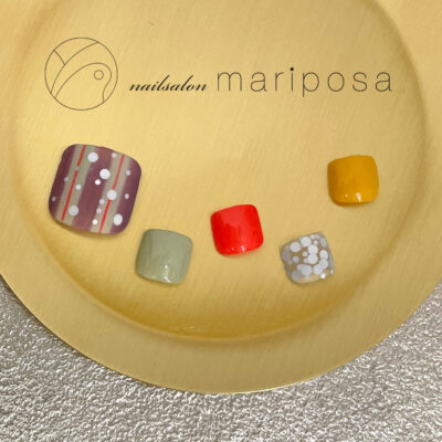 ネイルサロン・マリポッサ new design｜Foot Nail 2026 春